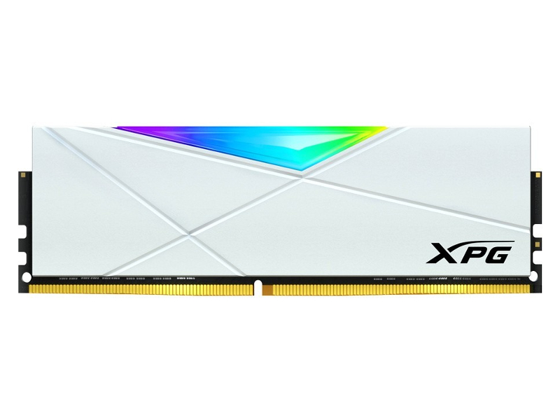 Модуль памяти A-Data XPG Spectrix D50 RGB DDR4 DIMM 3600MHz PC28800 CL18 - 8Gb AX4U36008G18I-SW50 модуль памяти a data ddr4 dimm 3600mhz pc28800 cl18 32gb kit 2x16gb ax4u360016g18i dcbk20