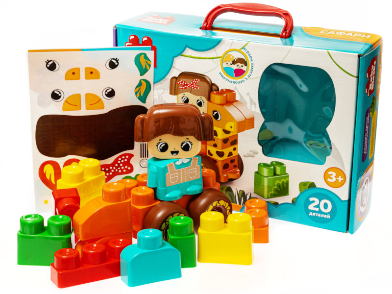 

Конструктор Десятое Королевство Сафари Baby Blocks 20 дет. 03912, Сафари