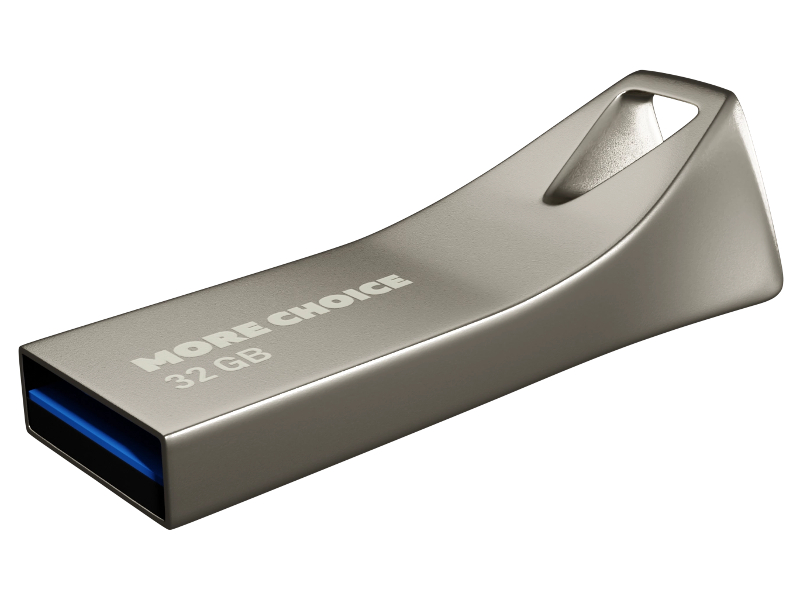 

USB Flash Drive 32Gb - More Choice MF322 Metal 4610196401145, MF322