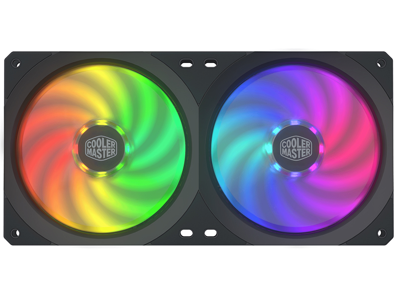 Вентилятор Cooler Master MasterFan SF240R ARGB 2x120mm MFX-B2D2-18NPA-R1