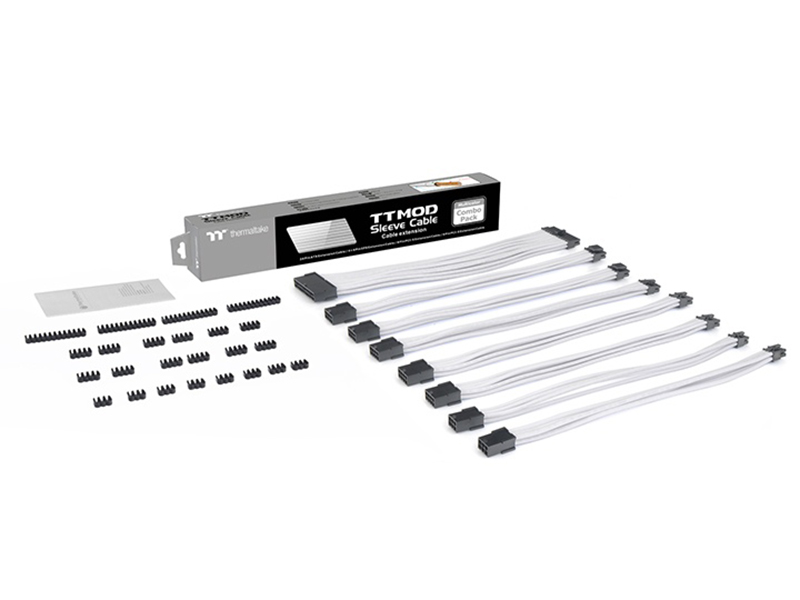 

Аксессуар Thermaltake TTMod Sleeve Cable All White AC-050-CN6NAN-A3, AC-050-CN6NAN-A3