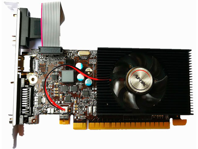  Afox GeForce GT 730 1085Mhz PCI-E 4096Mb 5010Mhz 128 bit DVI-D HDMI AF730-4096D3L6