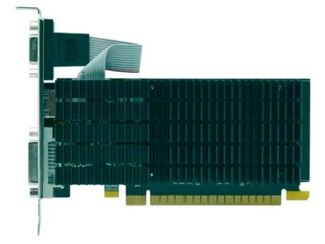 Видеокарта Afox GeForce GT 710 954Mhz PCI 2.0 2048Mb 1333Mhz 64 bit DVI-D HDMI VGA AF710-2048D3L5 видеокарта afox geforce gt 1030 1228mhz pci e 3 0 2048mb 1468mhz 64 bit dvi d hdmi vga af1030 2048d5l7