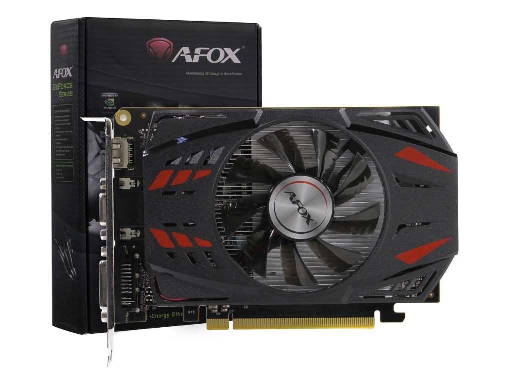 Видеокарта Afox GeForce GT 730 700Mhz PCI 2.0 2048Mb 3400Mhz 128 bit DVI-D HDMI VGA AF730-2048D5H5 видеокарта afox geforce gt 730 af730 2048d5h5 2048mb