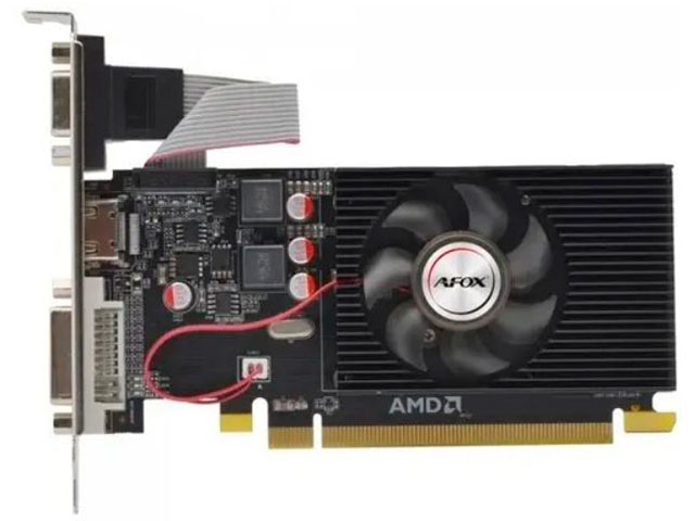 фото Видеокарта afox amd geforce radeon r5 230 625mhz pci 2.0 2048mb 1333ghz 64 bit dvi-d hdmi vga afr5230-2048d3l9-v2