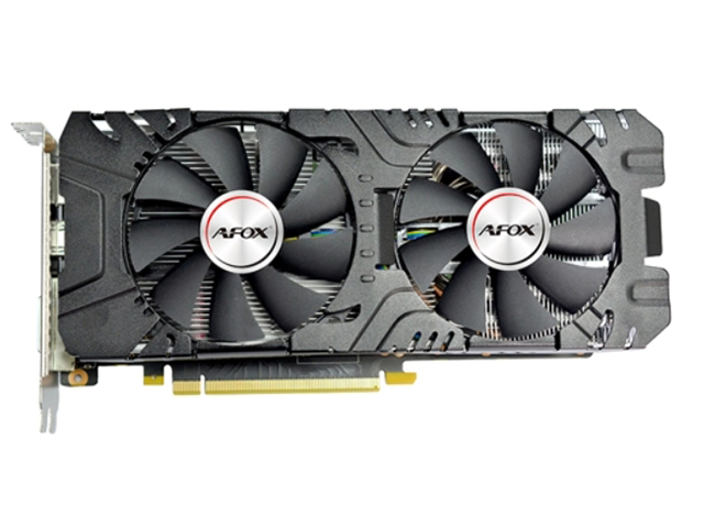 фото Видеокарта afox geforce rtx 2060 1365mhz pci-e 3.0 6144mb 14000mhz 192 bit dvi-d displayport hdmi gpu af2060-6144d6h7