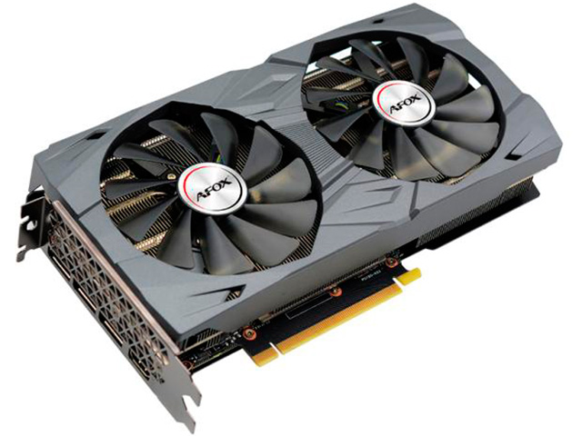 фото Видеокарта afox rtx 3050 8gb 1320mhz pci-e 8192mb 14000mhz 128-bit hdmi 3xdp dual fan gaming version af3050-8gd6h2