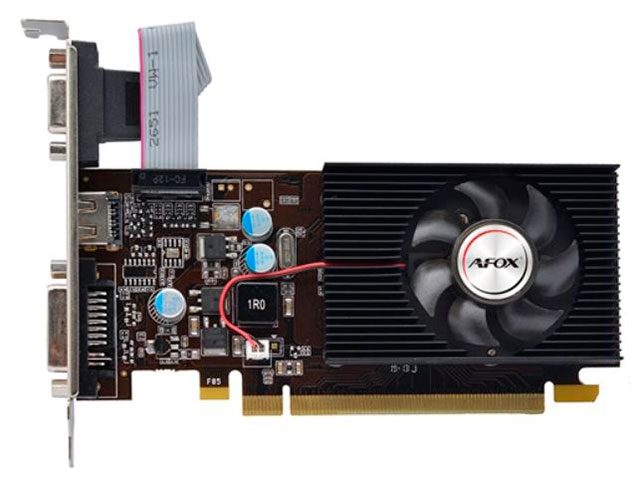 фото Видеокарта afox geforce gt210 589mhz pci-e 1024mb 1000mhz 64 bit vga dvi hdmi af210-1024d3l8