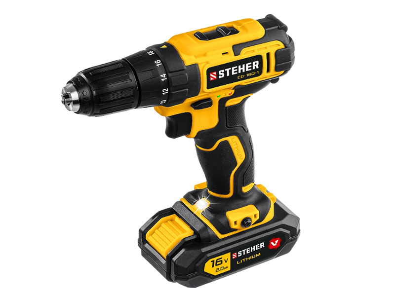 

Электроинструмент Steher 16V 1x2.0Ah CD-160-1, CD-160-1