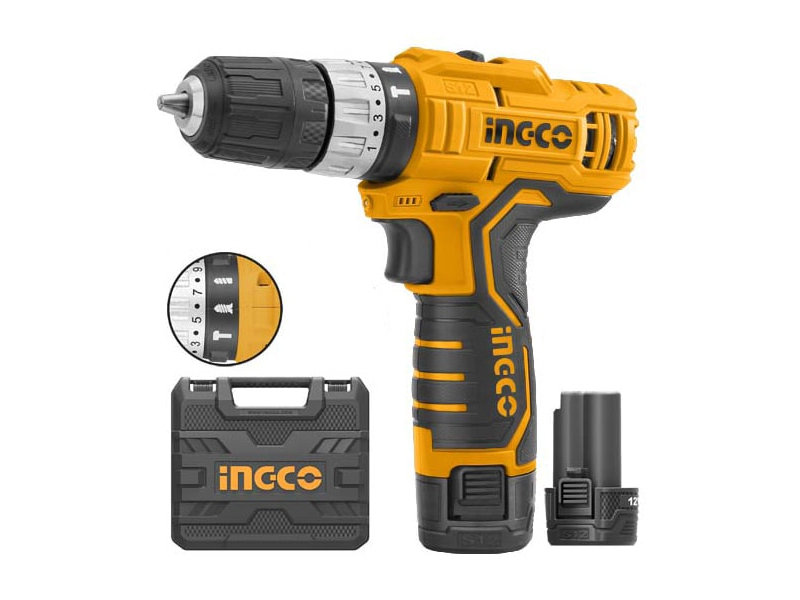 

Электроинструмент Ingco 12V 2x1.5Ah CIDLI1232, CIDLI1232