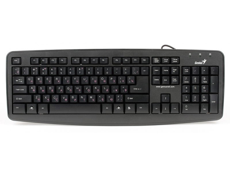 

Клавиатура Genius KB-110X USB Black, KB-110X