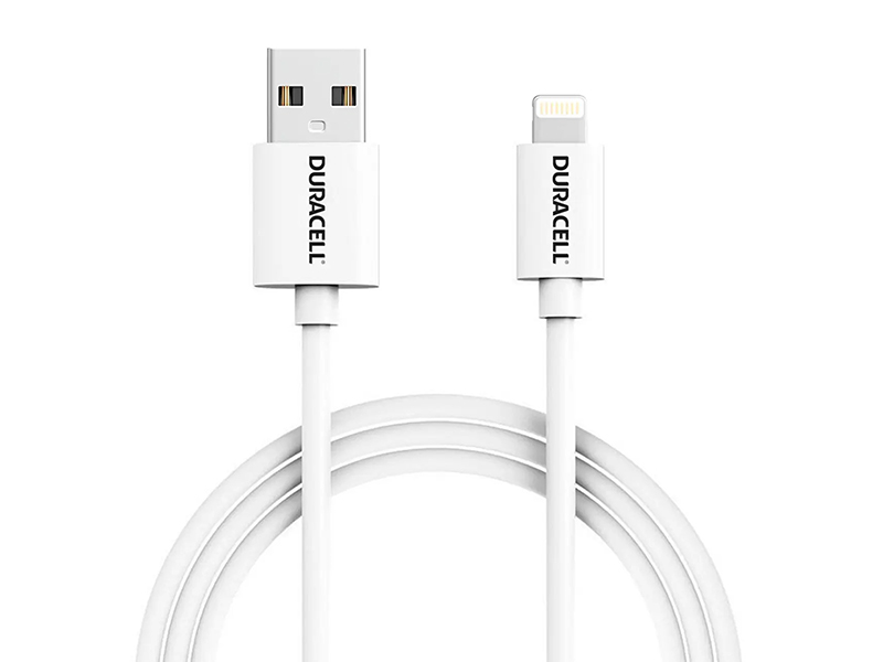 

Аксессуар Duracell USB - Lightning MFI 2m TPU USB5022W-RU, USB5022W-RU