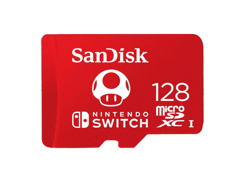 Карта памяти 128Gb - SanDisk Micro SDHC UHS-I SDSQXAO-128G-GN3ZN sandisk for nintendo switch microsdxc sdsqxao 128g gn3zn 128gb