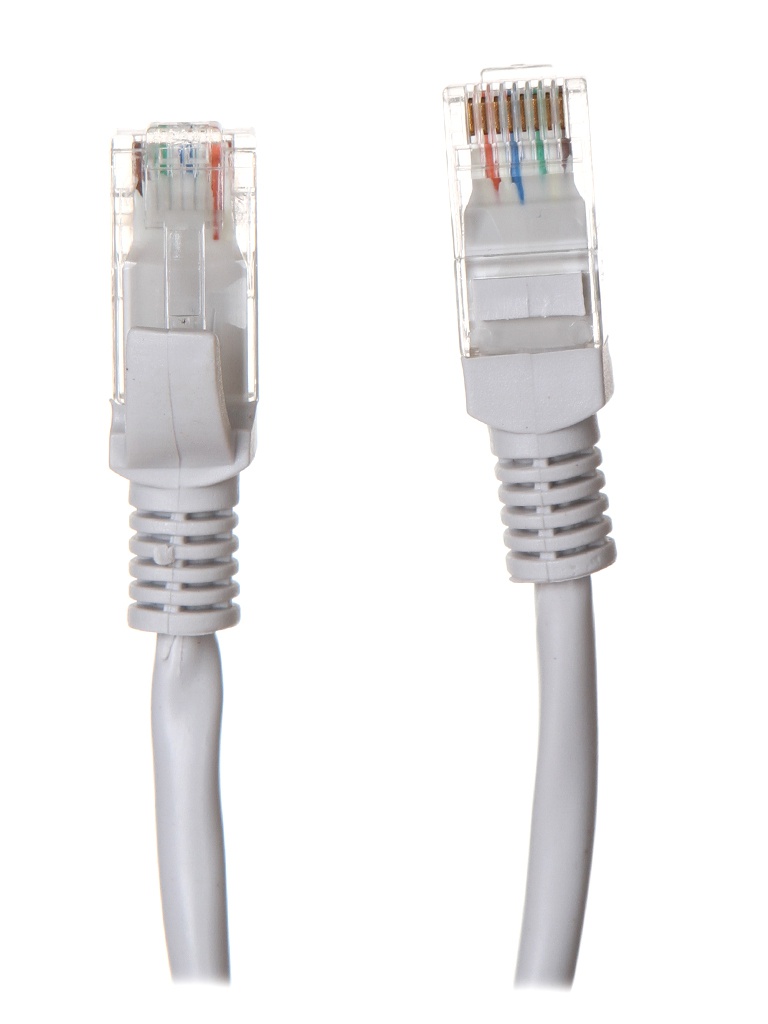 Сетевой кабель Delux UTP cat.5e RJ-45 0.5m Grey