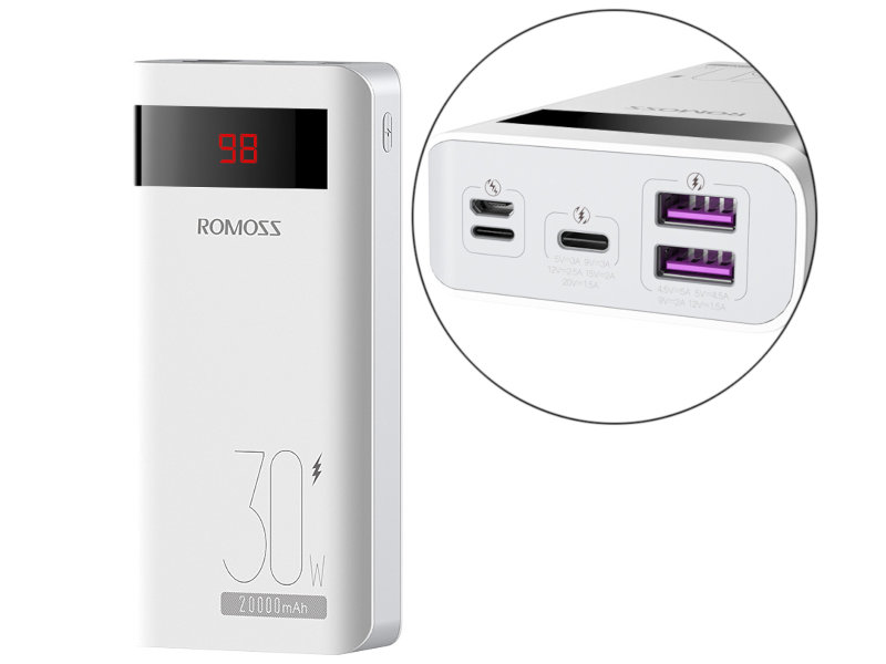 Внешний аккумулятор Romoss Power Bank Sense 6PS Pro 20000mAh