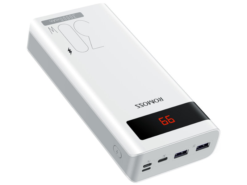Внешний аккумулятор Romoss Power Bank Sense 8PS Pro 30000mAh мобильный аккумулятор romoss sense 8f 30000mah белый
