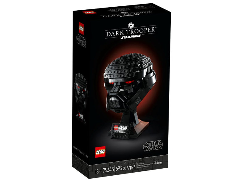 

Конструктор Lego Star Wars Шлем темного штурмовика 693 дет. 75343, Шлем темного штурмовика