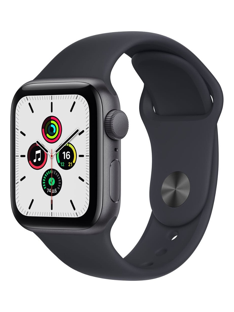   APPLE Watch SE GPS 40mm Midnight Aluminum Case with Midnight Sport Band - M/L MNT83