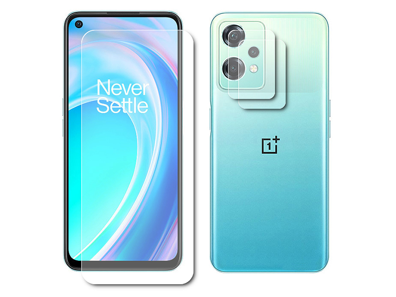 

Гибридное защитное стекло Krutoff для OnePlus Nord CE 2 Lite + защита камеры 2шт 271454, OnePlus Nord CE 2 Lite