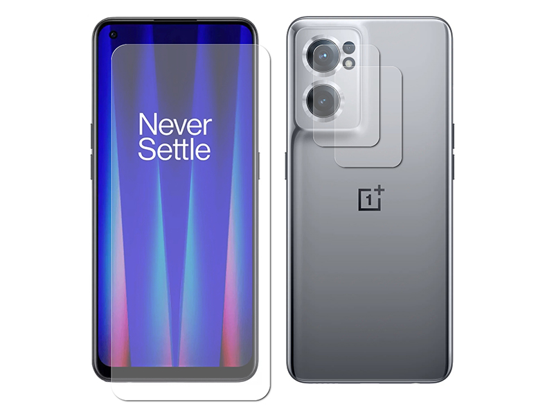 

Гибридное защитное стекло Krutoff для OnePlus Nord CE 2 5G + защита камеры 2шт 271455, OnePlus Nord CE 2 5G
