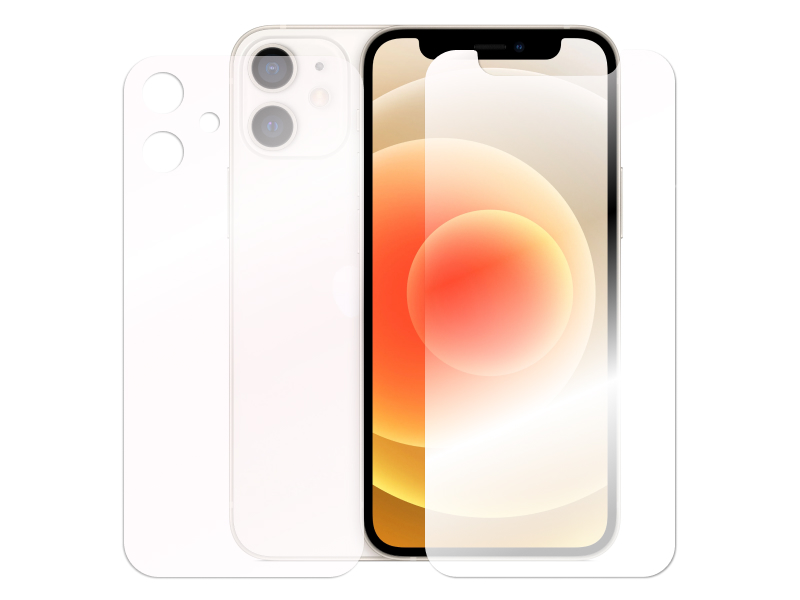 

Гибридное защитное стекло Krutoff для APPLE iPhone 12 Mini Front and Back 269610, APPLE iPhone 12 Mini