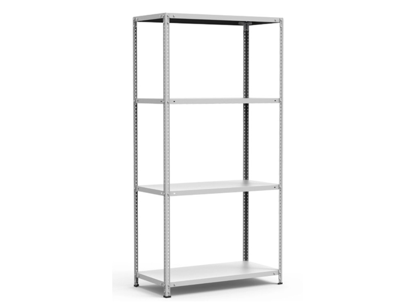 

Стеллаж Металл-Завод СТФЛ 1800х1000х300mm 4 полки Grey, СТФЛ 1800х1000х300mm