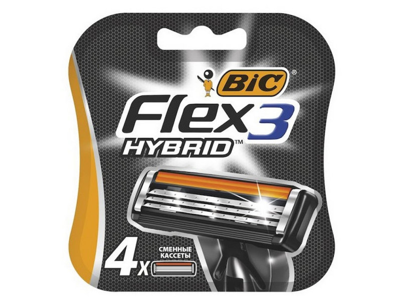 

Сменные кассеты Bic Флекс 3 Гибрид 4шт 948274, 948274
