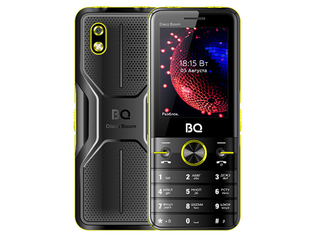 Сотовый телефон BQ 2842 Disco Boom Black-Yellow