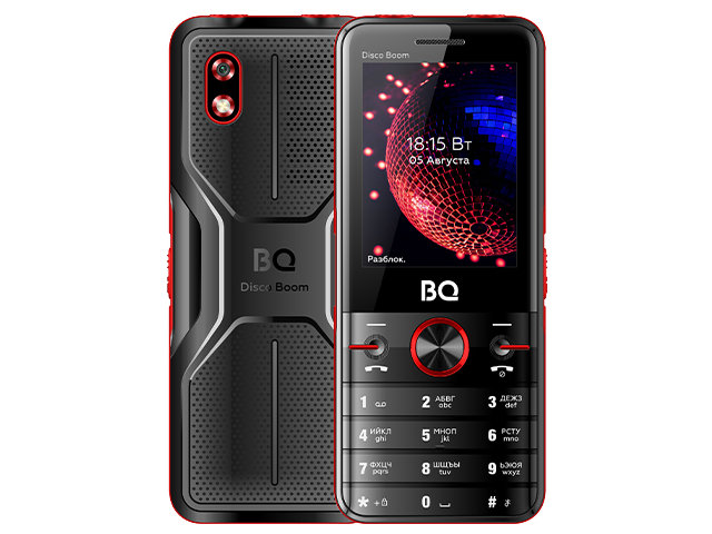 Сотовый телефон BQ 2842 Disco Boom Black-Red