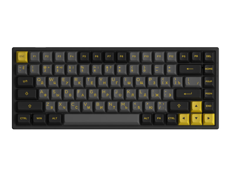 

Клавиатура Akko 3084B RGB Plus Edition Black-Gold 300671, 3084B