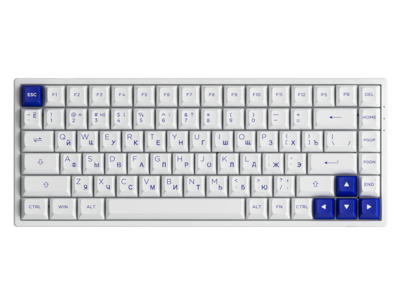 

Клавиатура Akko 3084B RGB Plus Edition White-Blue 300672, 3084B
