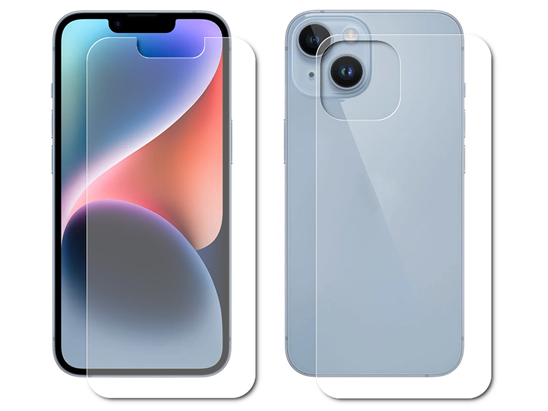 

Гибридное защитное стекло Krutoff для APPLE iPhone 14 Front and Back 282453, APPLE iPhone 14