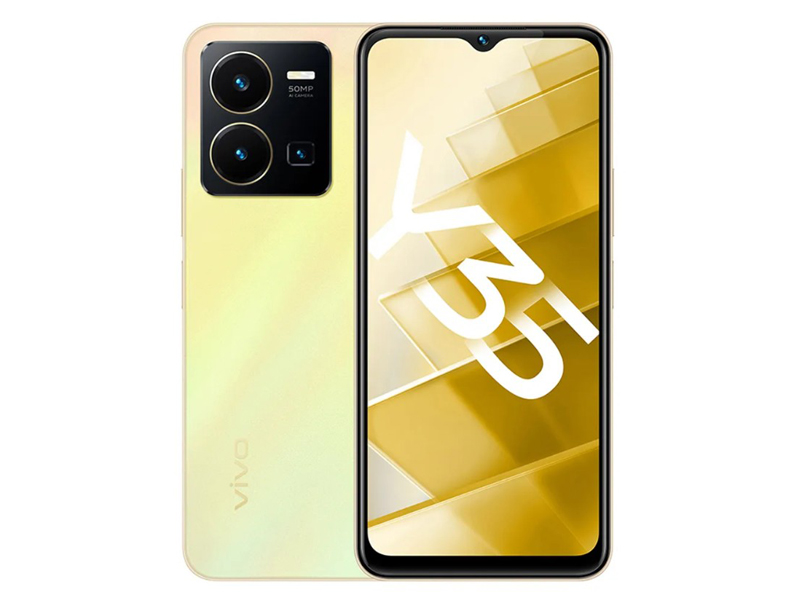 Сотовый телефон Vivo Y35 4/64Gb Dawn Gold