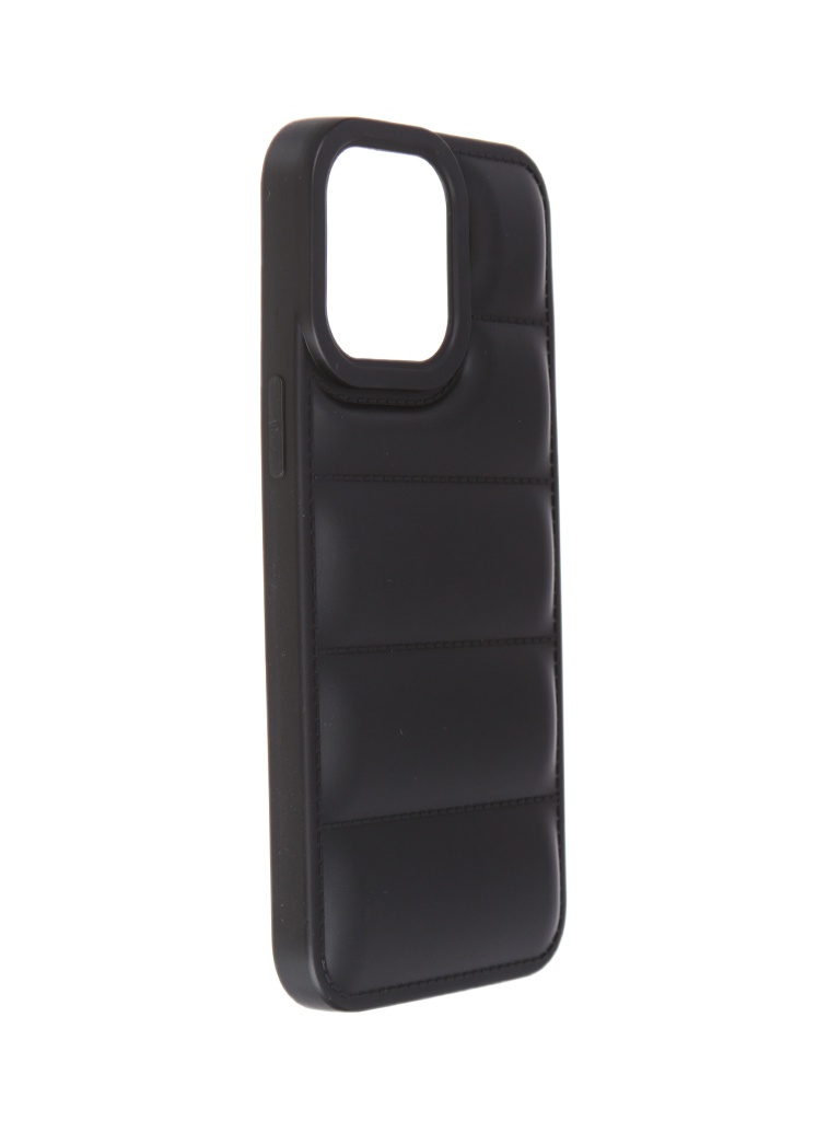 

Чехол DF для APPLE iPhone 14 Pro Max Silicone дутый Black iJacket-04, APPLE iPhone 14 Pro Max