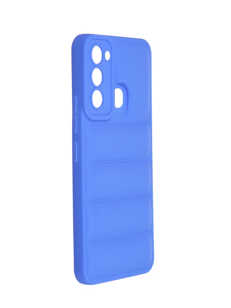 

Чехол DF для Itel Vision 3 Silicone дутый Blue itJacket-02, Itel Vision 3