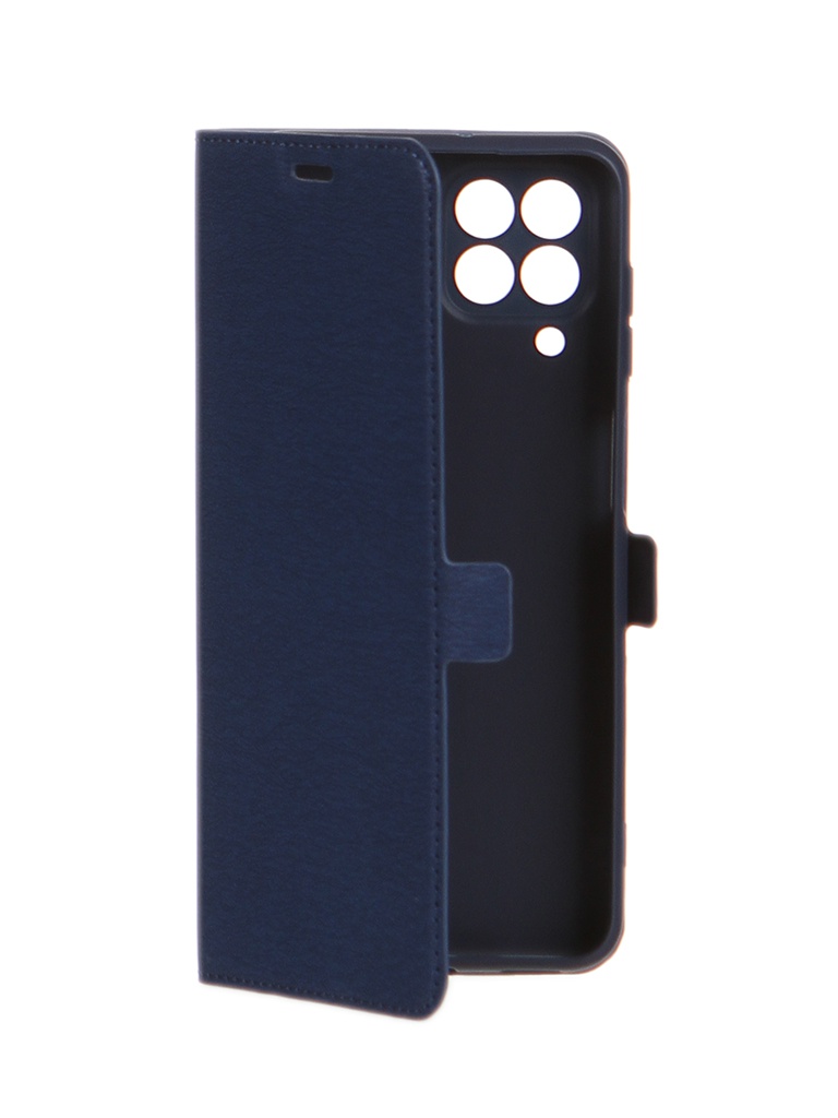 

Чехол DF для Samsung Galaxy M33 Silicone Blue sFlip-99, Samsung Galaxy M33