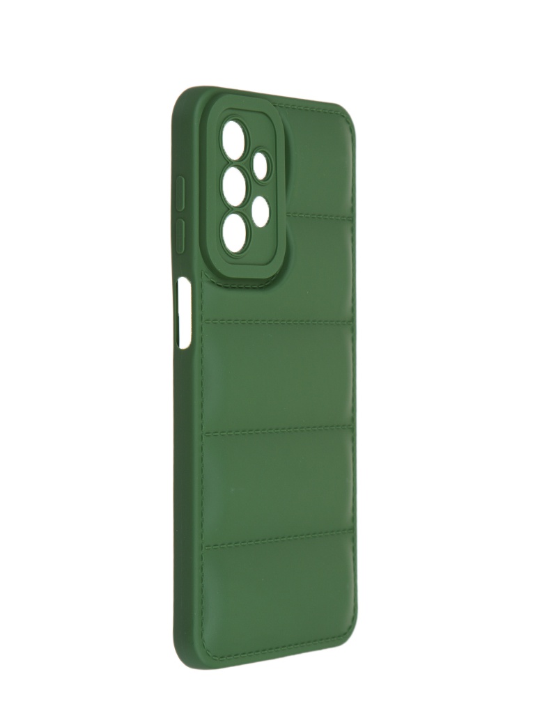 фото Чехол df для samsung galaxy a23 дутый green sjacket-02 df-group