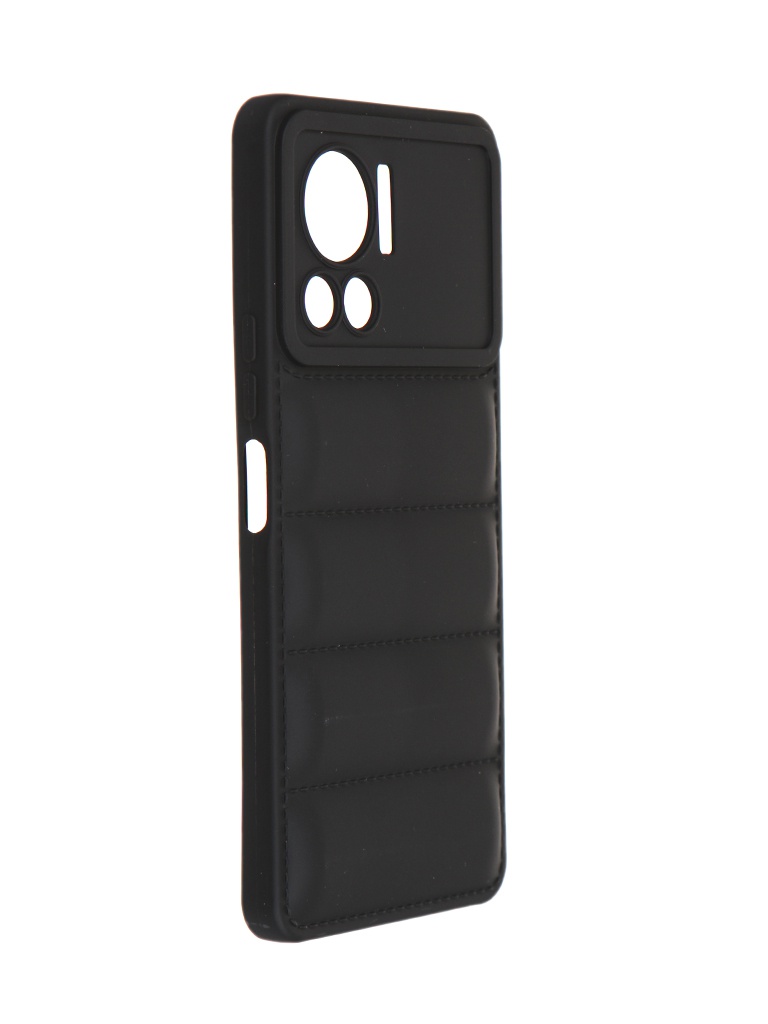 

Чехол DF для Infinix Note 12 VIP Silicone дутый Black inJacket-04, Infinix Note 12 VIP