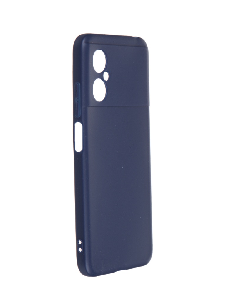 

Чехол DF для Poco M4 5G Silicone Blue poCase-10, Poco M4