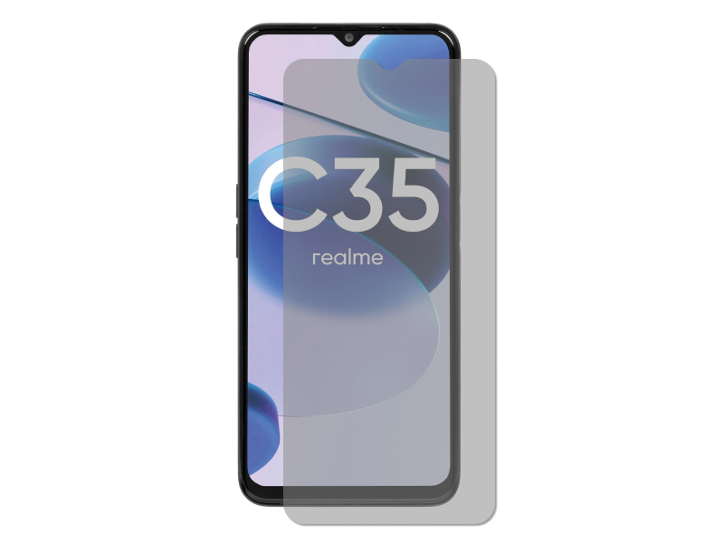 

Защитное стекло Innovation для Realme C35 Anti-Spy 36480, Realme C35