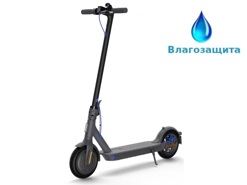 Электросамокат Xiaomi Mi Electric Scooter 3 Black BHR4854GL с влагозащитой