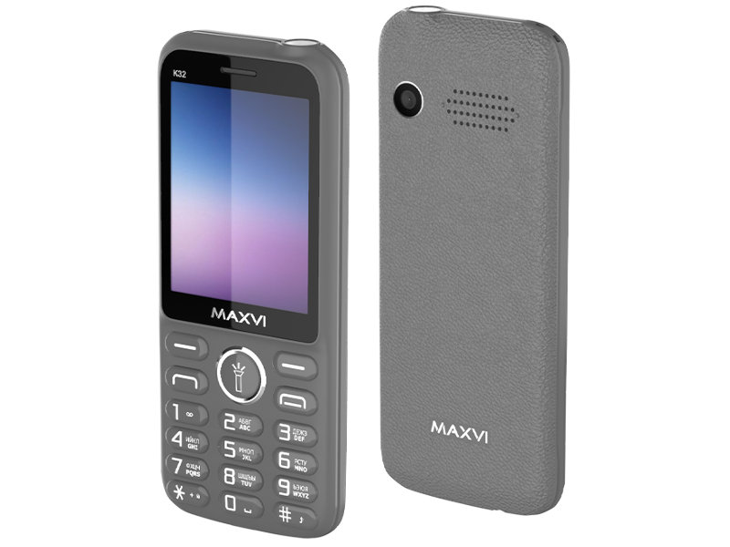 Сотовый телефон Maxvi K32 Grey