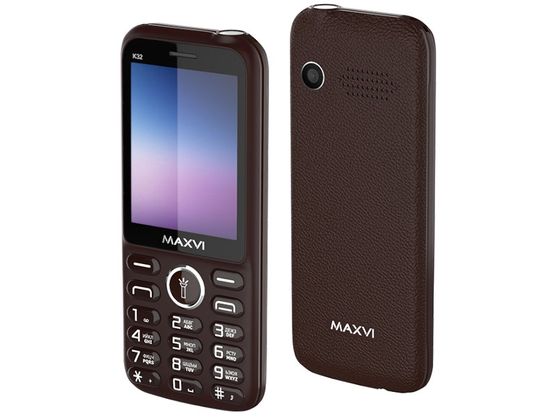 Сотовый телефон Maxvi K32 Brown