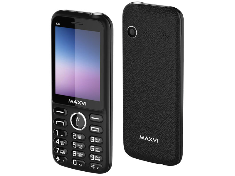 Сотовый телефон Maxvi K32 Black