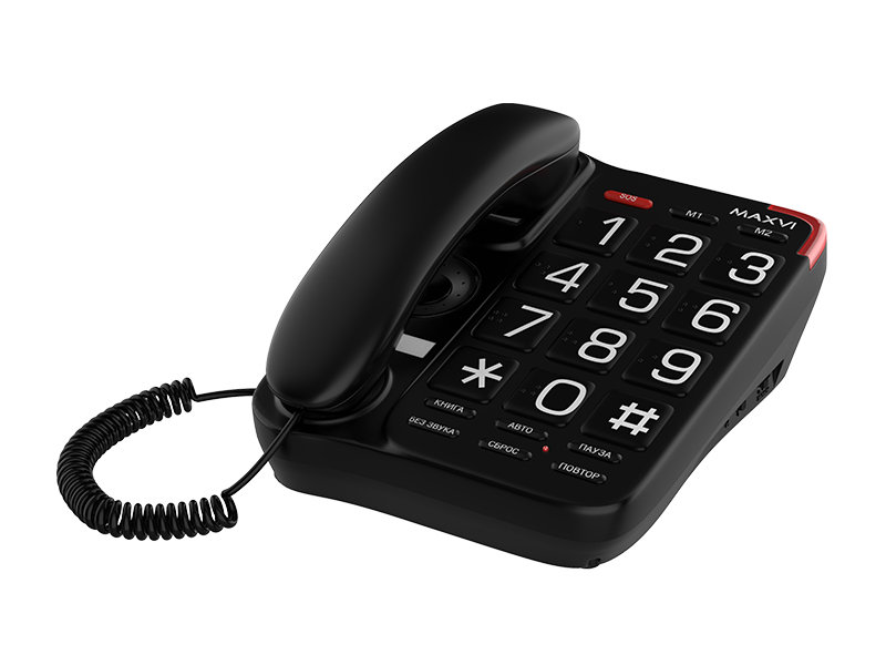 

Телефон Maxvi CB-01 Black, CB-01