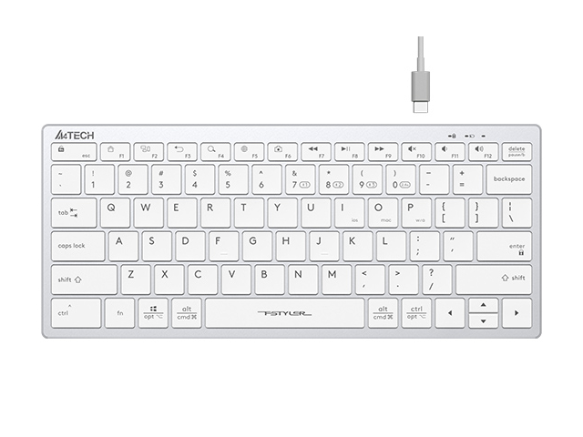 Клавиатура A4Tech Fstyler FBX51C White клавиатура a4tech fstyler fbx51c pink