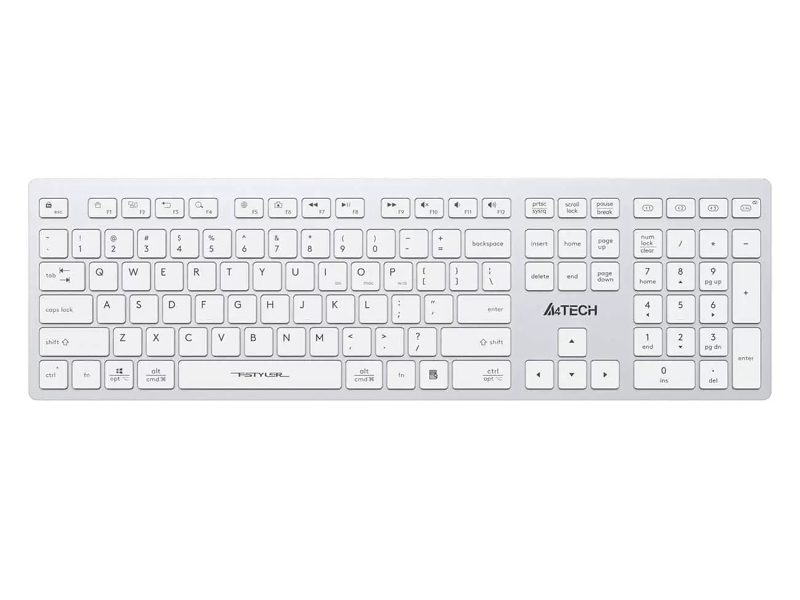 цена Клавиатура A4Tech Fstyler FBX50C White