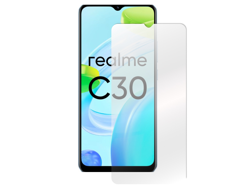 Гидрогелевая пленка LuxCase для Realme C30 Transparent 0.14mm Front 92687 смартфон realme c30 4 64 lake blue rmx3581