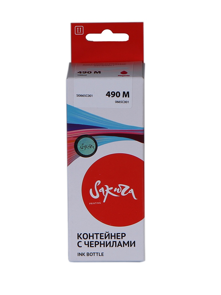 

Чернила Sakura SI0665C001 (схожий с Canon 0665C001) Magenta для Canon, SI0665C001
