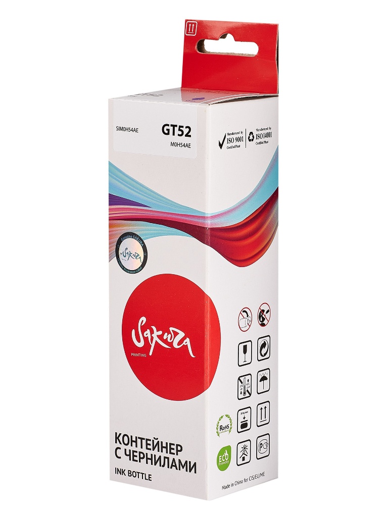 

Чернила Sakura SIM0H54AE (схожий с HP M0H54AE) №GT52 Cyan для HP, SIM0H54AE